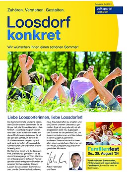 Loosdorf konkret Ausgabe Juli 2024